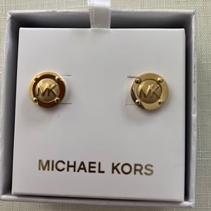 Michael Kors gold earrings